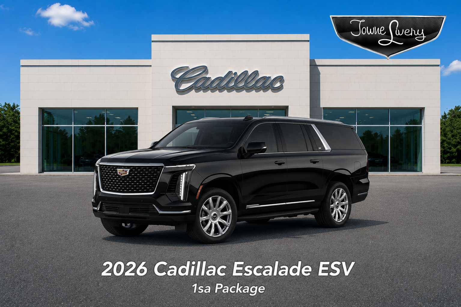 Cadillac Escalade inventory available through Towne Livery